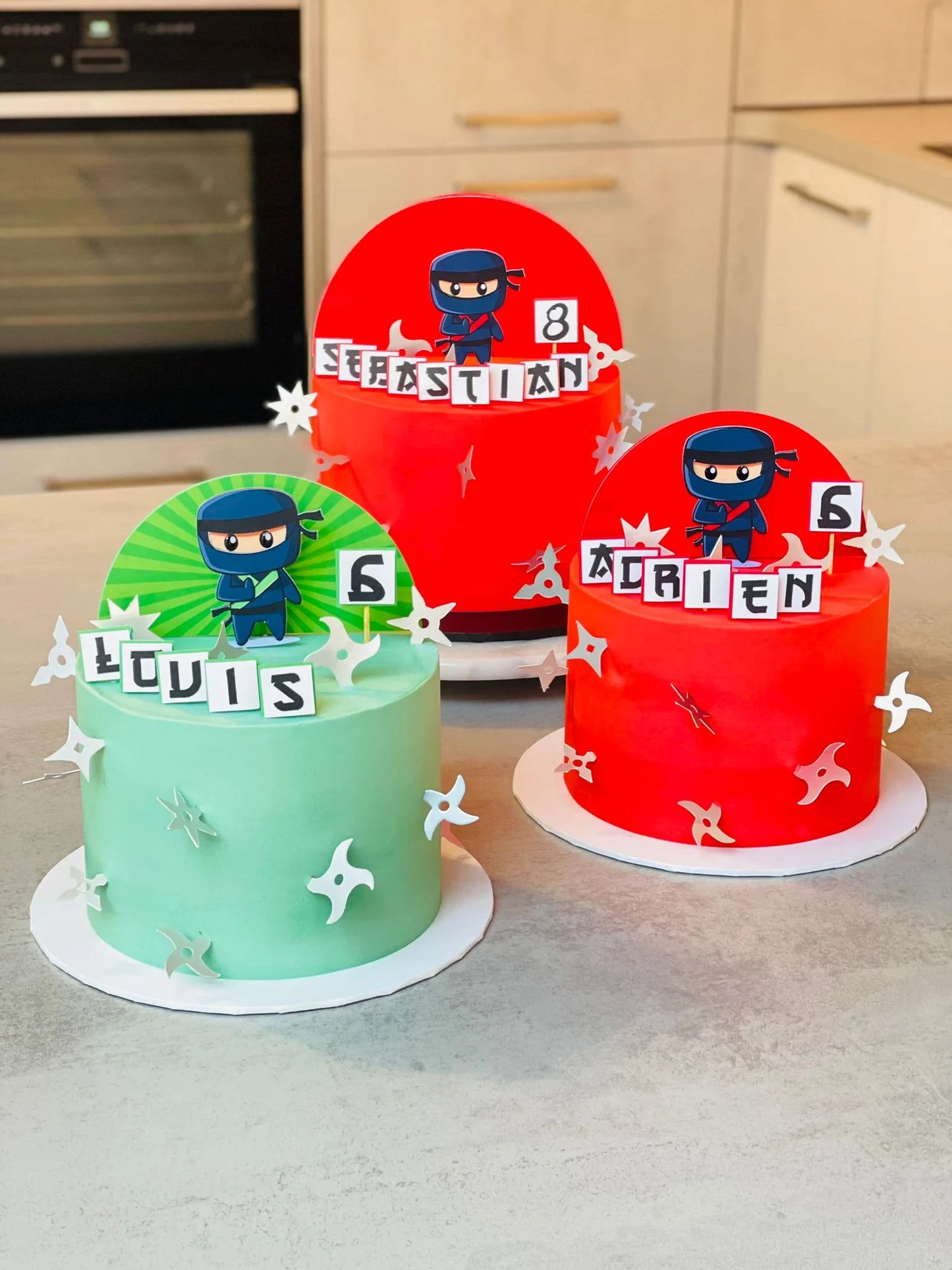 Ninja cake topper, Ninjago cake topper, Manga cake topper, Ninja fighter, japanese fighter, kids ninja party, japanese party, manga party