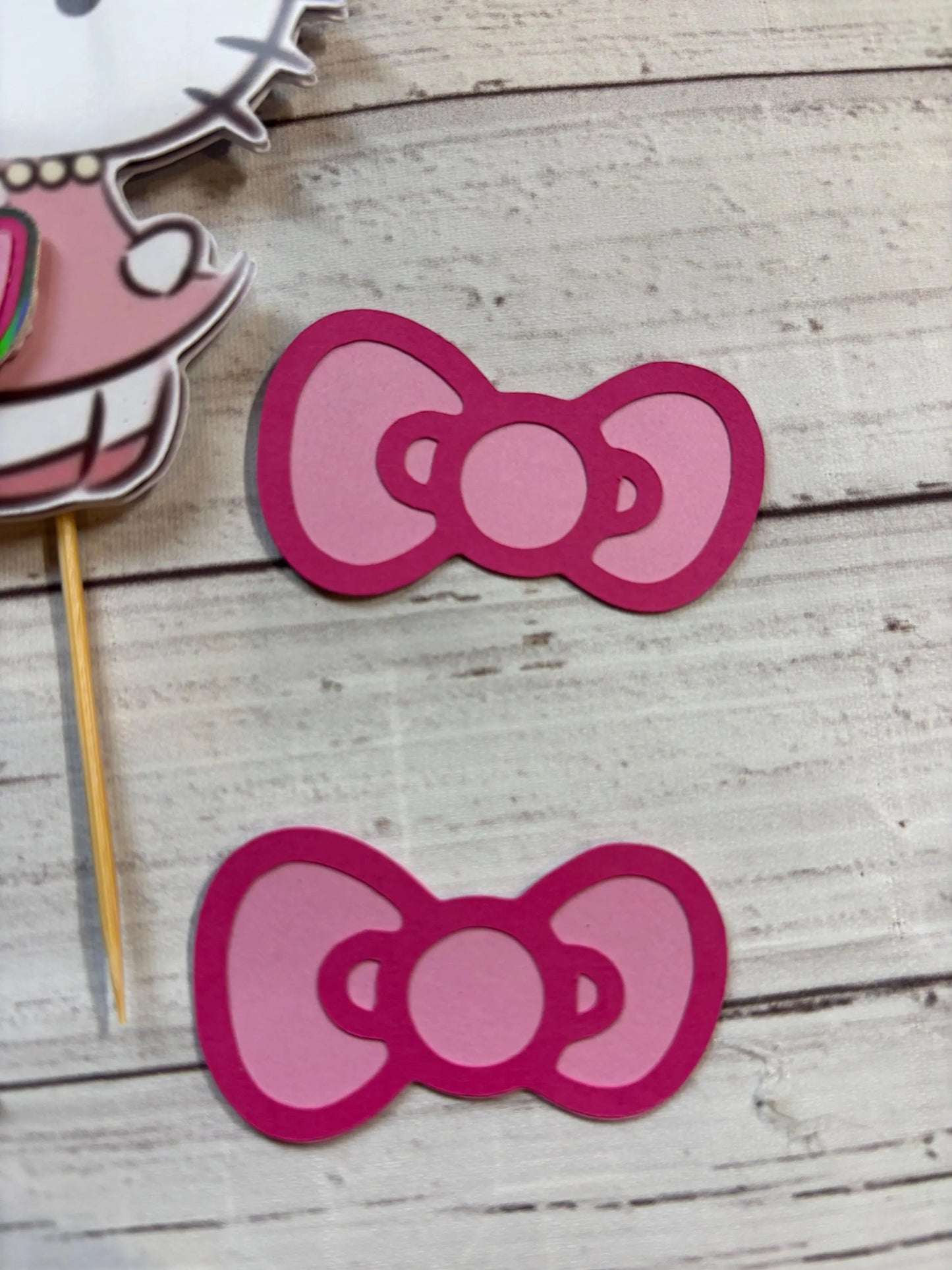 Hello Kitty cake topper, Hello kitty cupcake topper, Hello Kitty party, Hello kitty theme, Hello Kitty decor, Hello Kitty, Kawaii party