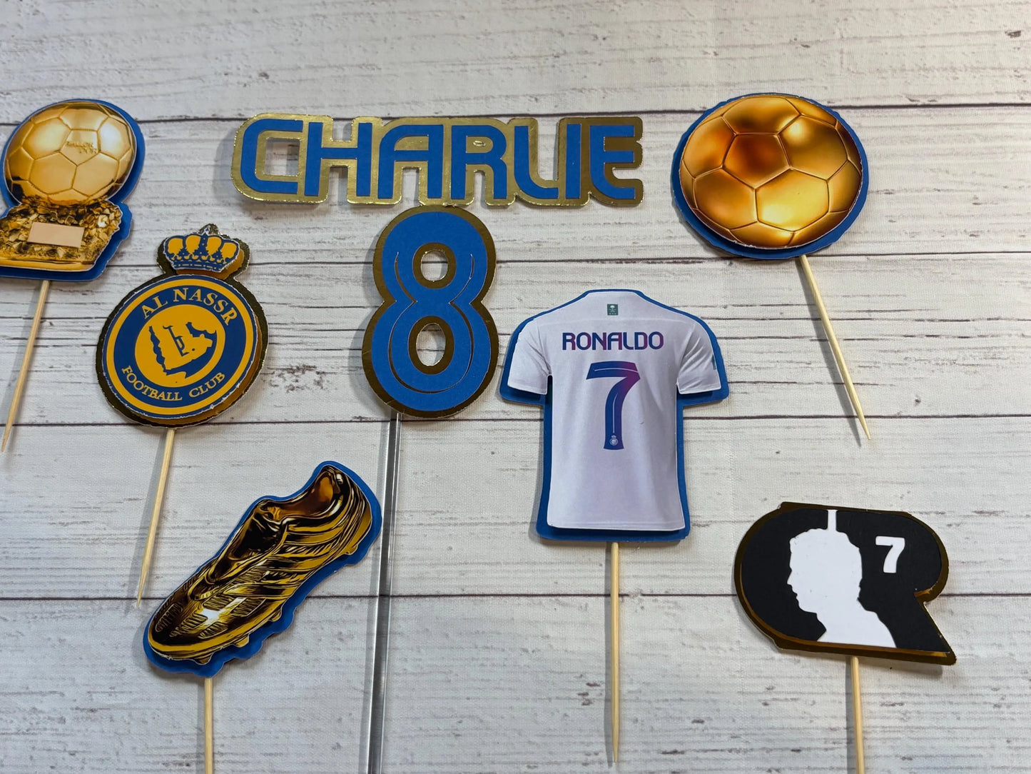 Ronaldo cake topper, CR7 cake topper, Cristiano Ronaldo cake topper, Al-Nasir cake topper, soccer cake topper, football cake topper, footie