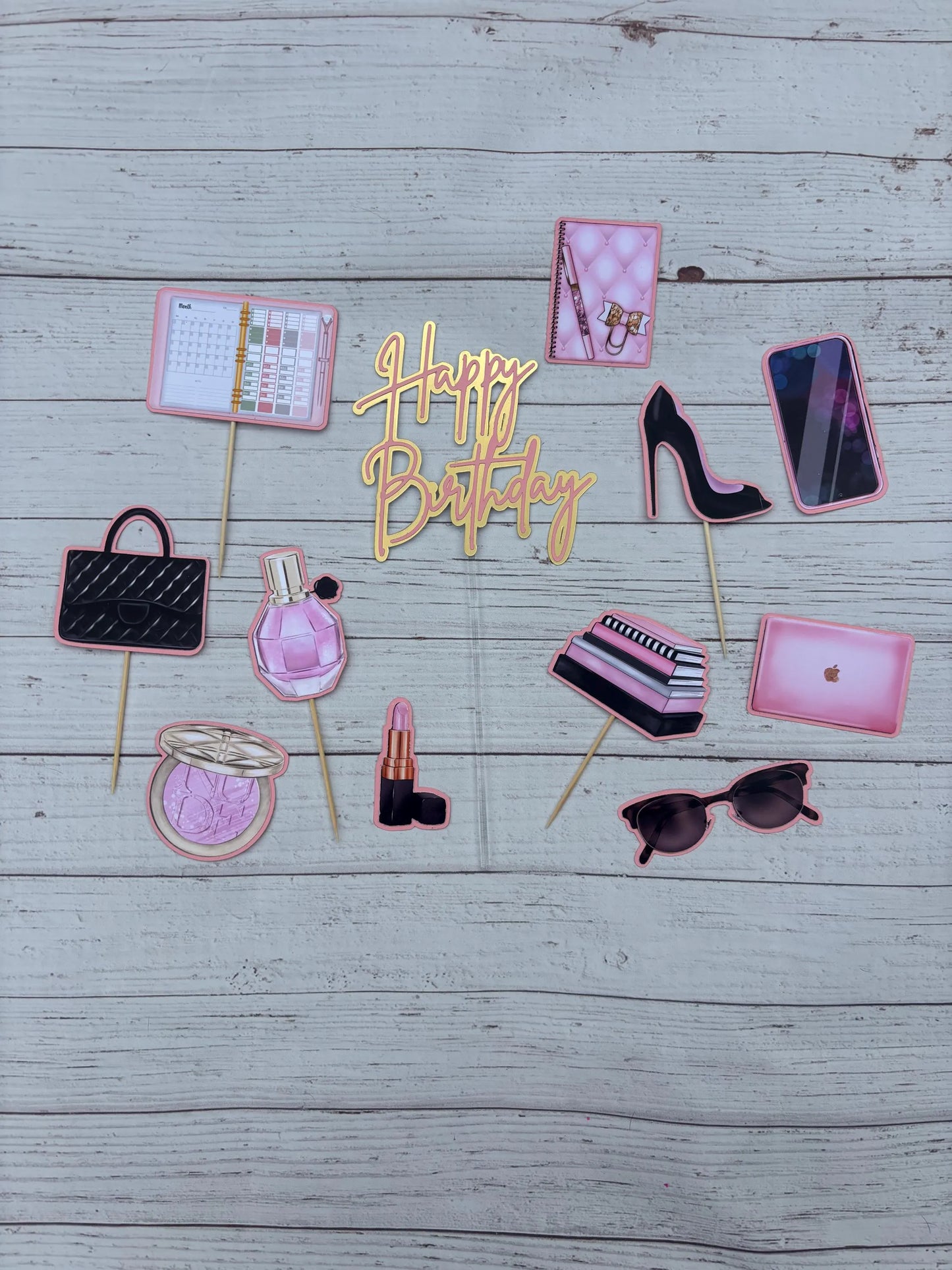 girl boss Cake Topper, new job cake, fancy Cake Topper, Chanel Cake Topper, chic cake topper, stylish Cake Topper, luxury cake topper