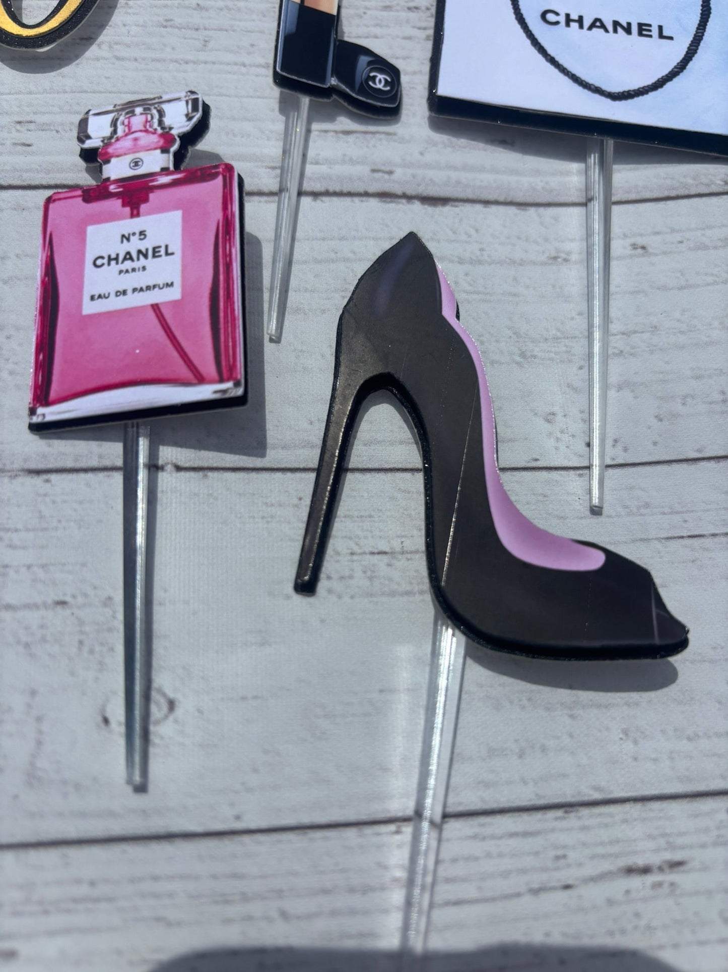 Designer Cake Topper, luxury cake topper, fancy Cake Topper, 40th Cake Topper, chic cake topper, stylish Cake Topper, luxury cake topper