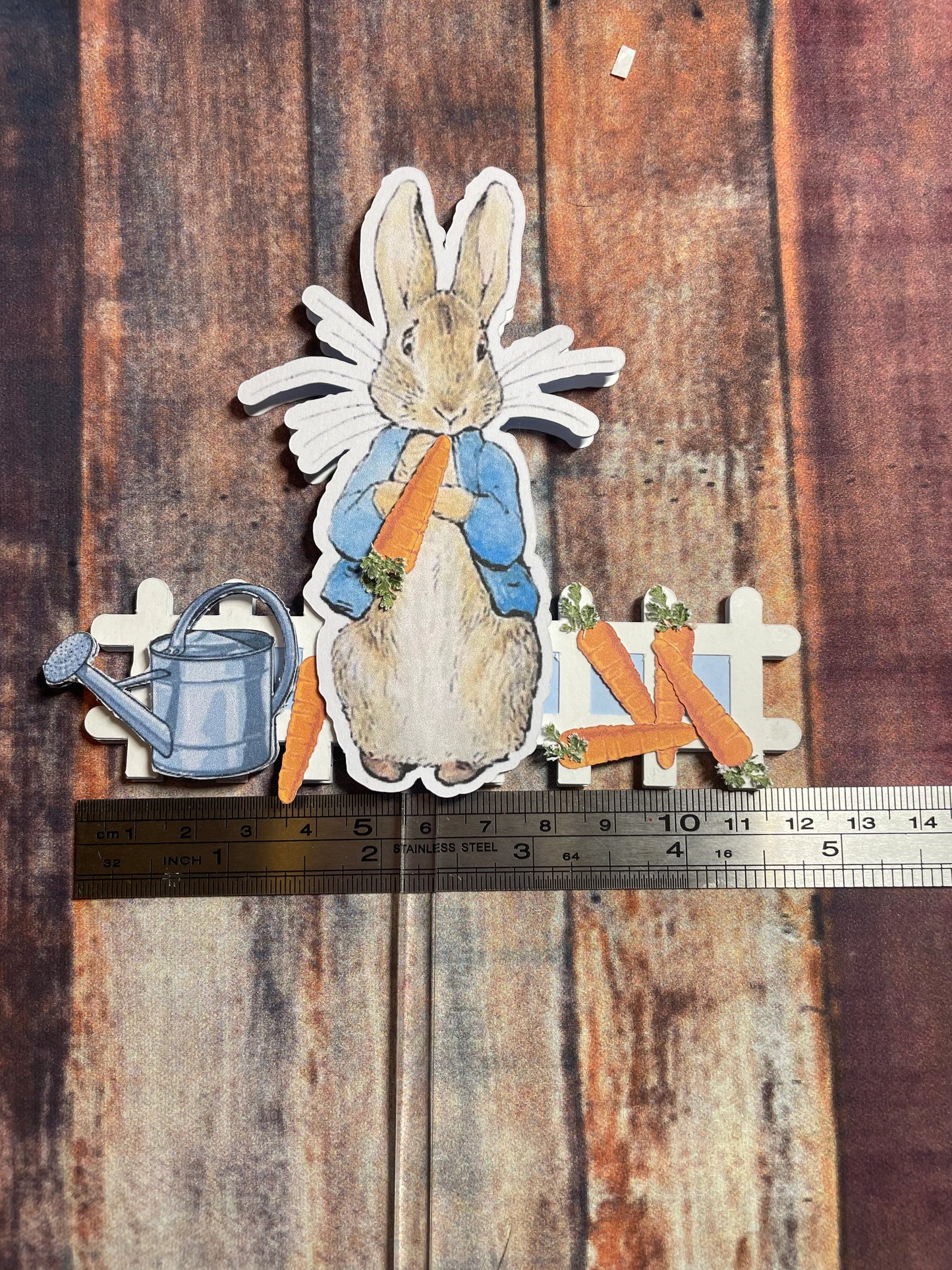 Personalised rabbit cake topper, Peter rabbit cake topper, Peter rabbit party, cute rabbit cake topper, Peter Rabbit cake, Beatrix Potter