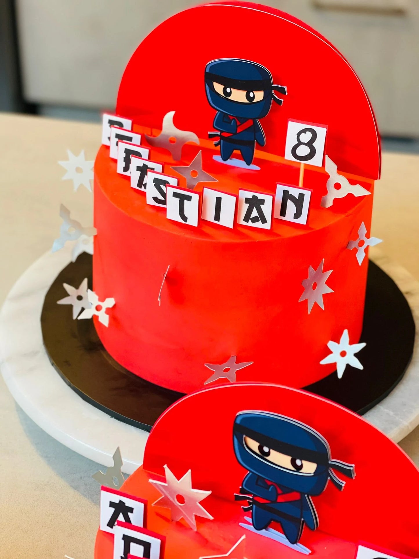 Ninja cake topper, Ninjago cake topper, Manga cake topper, Ninja fighter, japanese fighter, kids ninja party, japanese party, manga party