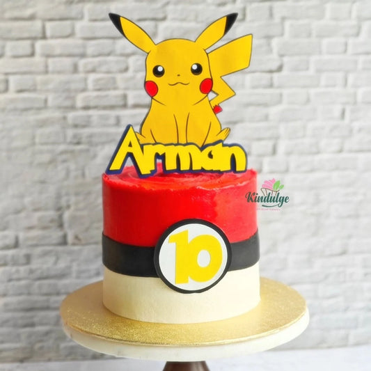 Pikachu cake, Pikachu cake topper, Pokémon, Pokémon cake topper, Pokeball cake, Pokeball cake topper, Pikachu, Pokémon, Pokeball,