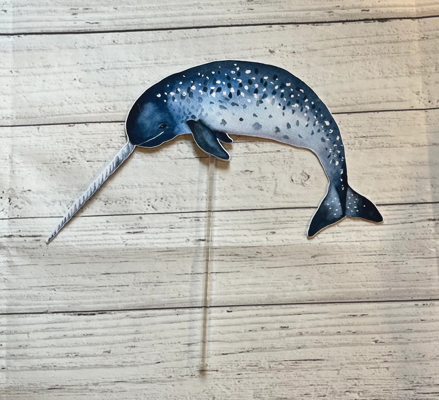 Ocean cake topper, sea cake topper, whale cake topper, narwhal, under the sea cake topper, sea creatures cake topper, nautical cake topper