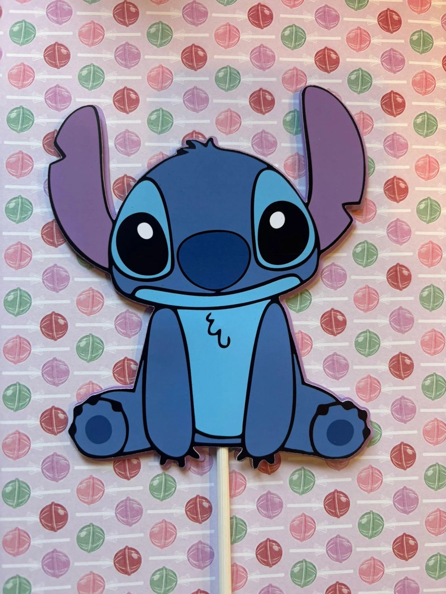 Stitch cake topper, Stitch cake charm,  Ohana inspired cake topper, Stitch cake topper, Ohana cake topper, Stitch