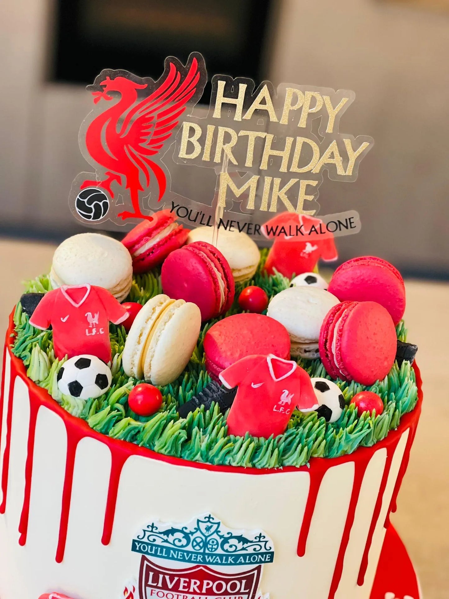 Liverpool FC, Liverpool cake, Liverpool cake topper, Liverpool football club, Liverpool football, Liverpool Football cake, Liverpool