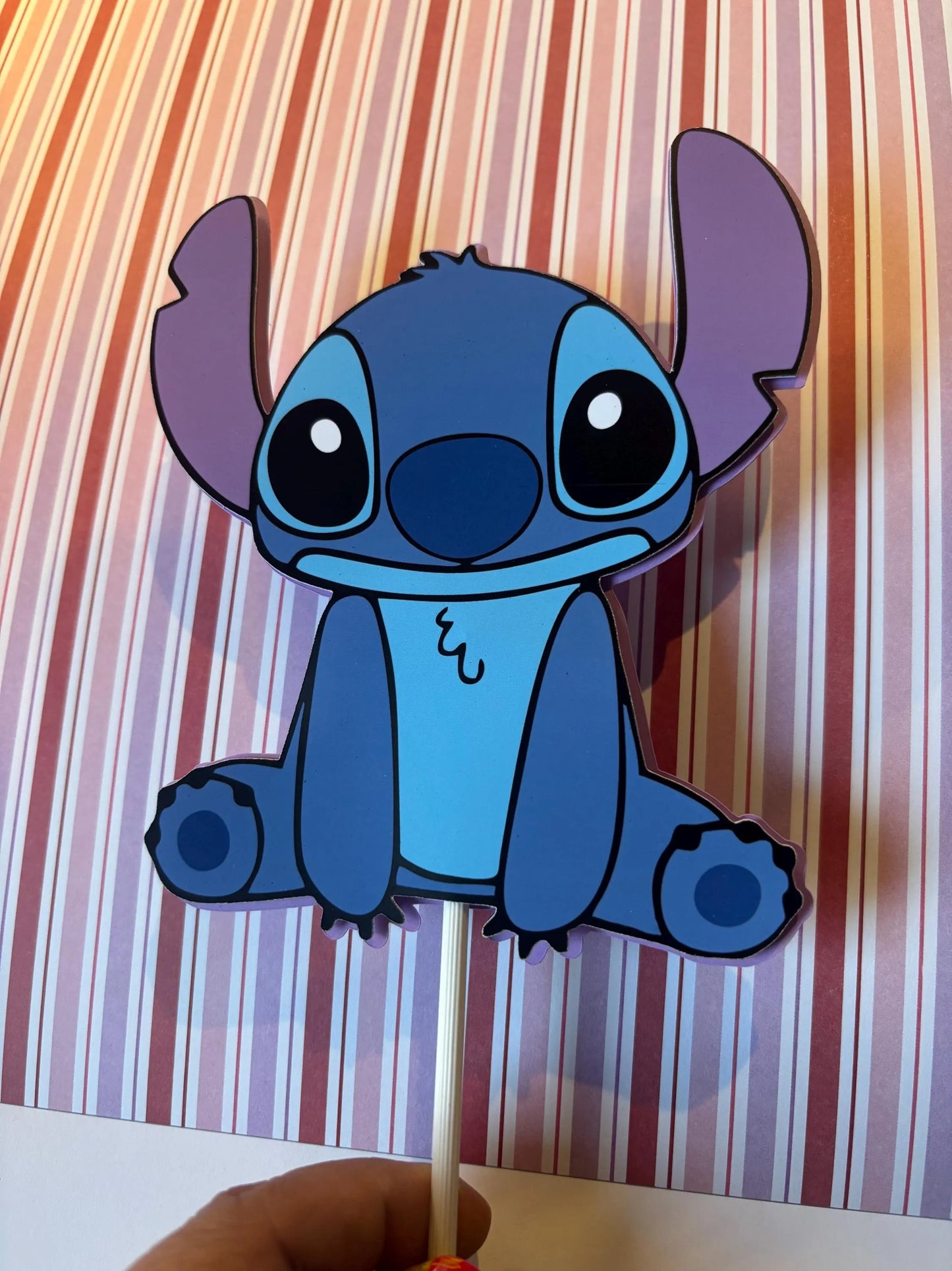 Stitch cake topper, Stitch cake charm,  Ohana inspired cake topper, Stitch cake topper, Ohana cake topper, Stitch
