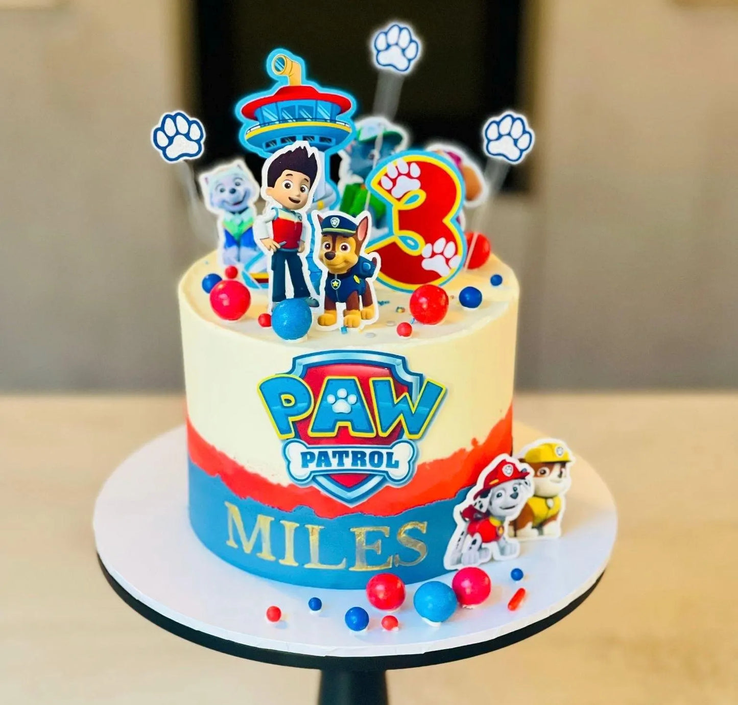Dog Patrol cake, Paw cake topper, Patrol cake topper, Dog Patrol cake topper, dog party, Paw, Patrol, Chase, Rubble